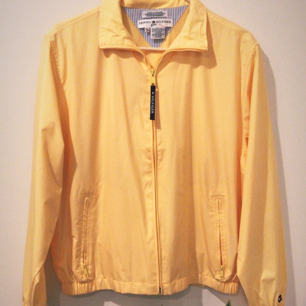 Tommy Hilfiger Golf Windbreaker Yellow